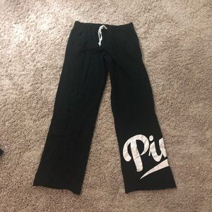 pink sweat pants , size - extra small